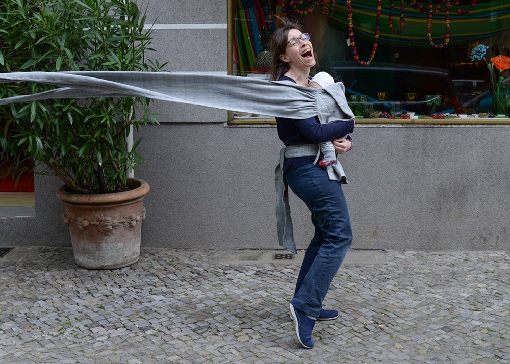 WrapMySol Tulum - Trage mit Schnallenhüftgurt Girasol