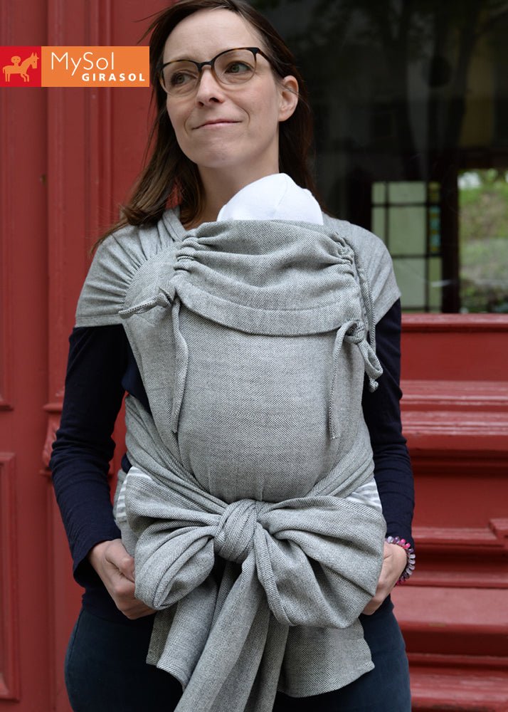 WrapMySol Tulum - Trage mit Schnallenhüftgurt Girasol