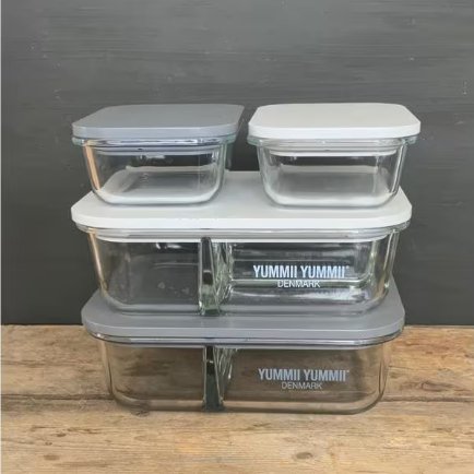 YUMMII YUMMI Lunchbox L 2 Fächer - Pinecone Familienbande
