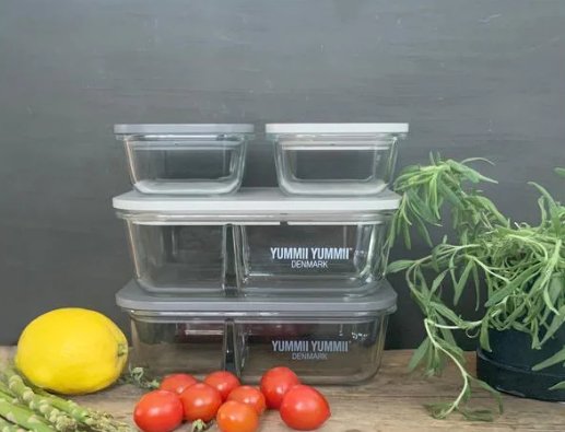 YUMMII YUMMI Lunchbox L 2 Fächer - Pinecone Familienbande