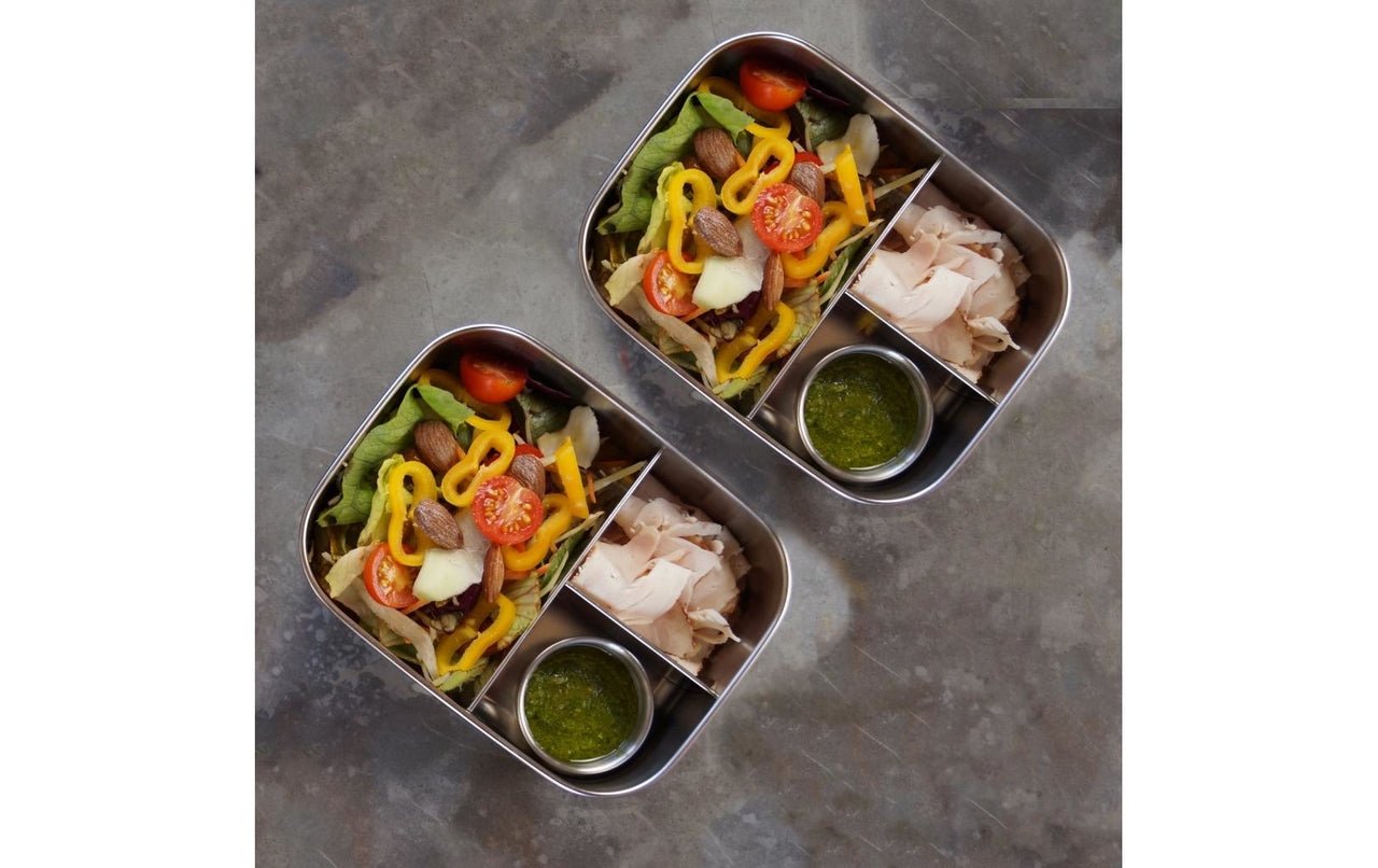 YUMMII YUMMII Brotbox medium Plus- 3 Fächer - Familienbande