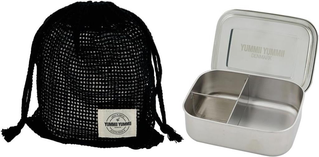 YUMMII YUMMII Brotbox medium Plus- 3 Fächer - Familienbande