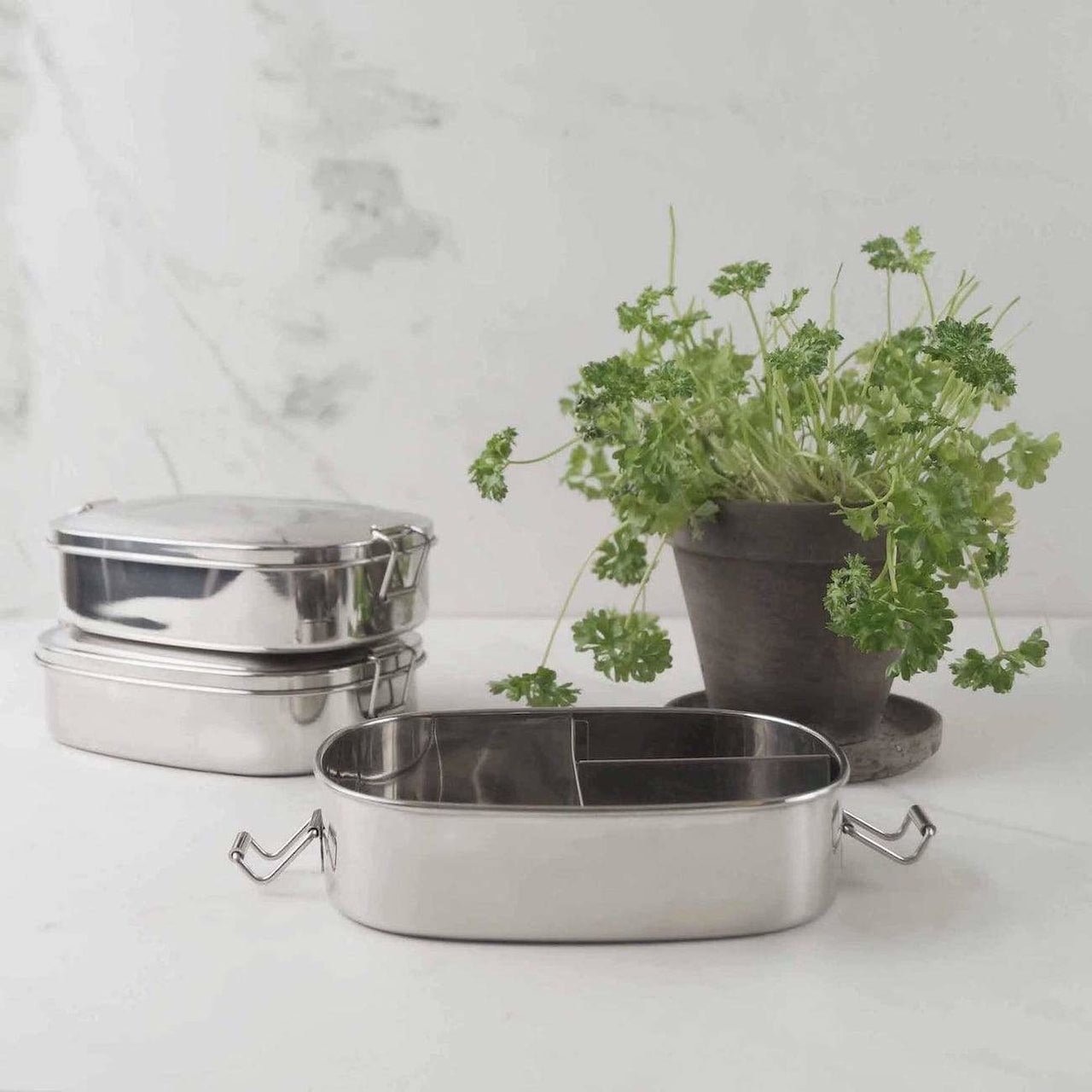 YUMMII YUMMII Brotbox small oval - 2 Fächer yummii yummii