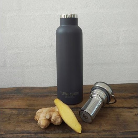 YUMMII YUMMII Thermosflasche medium buy one give one - dunkelgrau 600ml yummii yummii