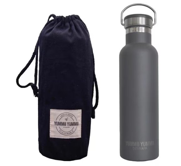 YUMMII YUMMII Thermosflasche medium buy one give one - dunkelgrau 600ml yummii yummii