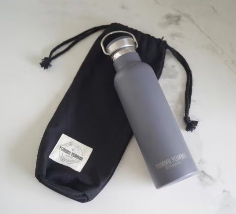 YUMMII YUMMII Thermosflasche medium buy one give one - dunkelgrau 600ml yummii yummii