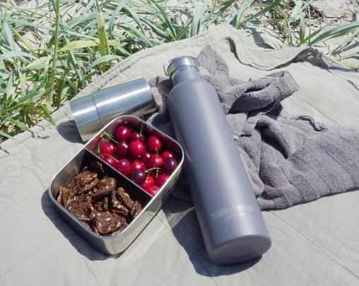 YUMMII YUMMII Thermosflasche medium buy one give one - grau 600ml yummii yummii