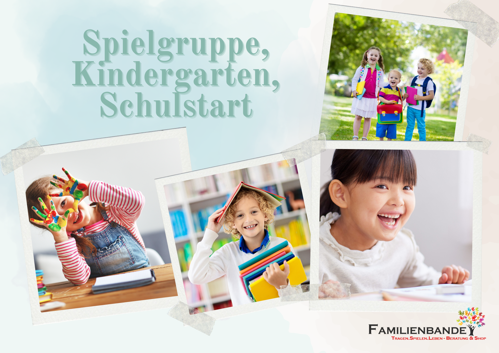 Spielgruppe, Kindergarten, Schule – ein neuer Lebensabschnitt beginnt