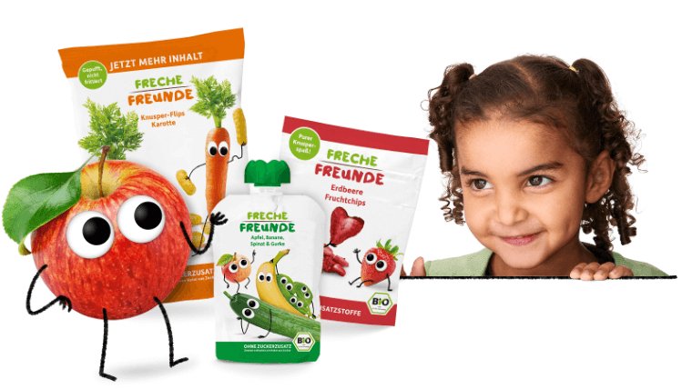 Freche Freunde - gesunde Snacks für die ganze Familie - Familienbande
