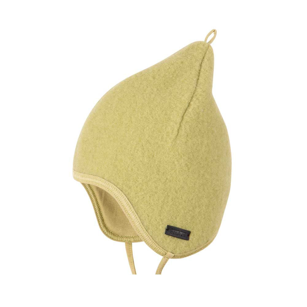 PurePure Zipfel-Binde Fleece Mütze - soft-green purepure