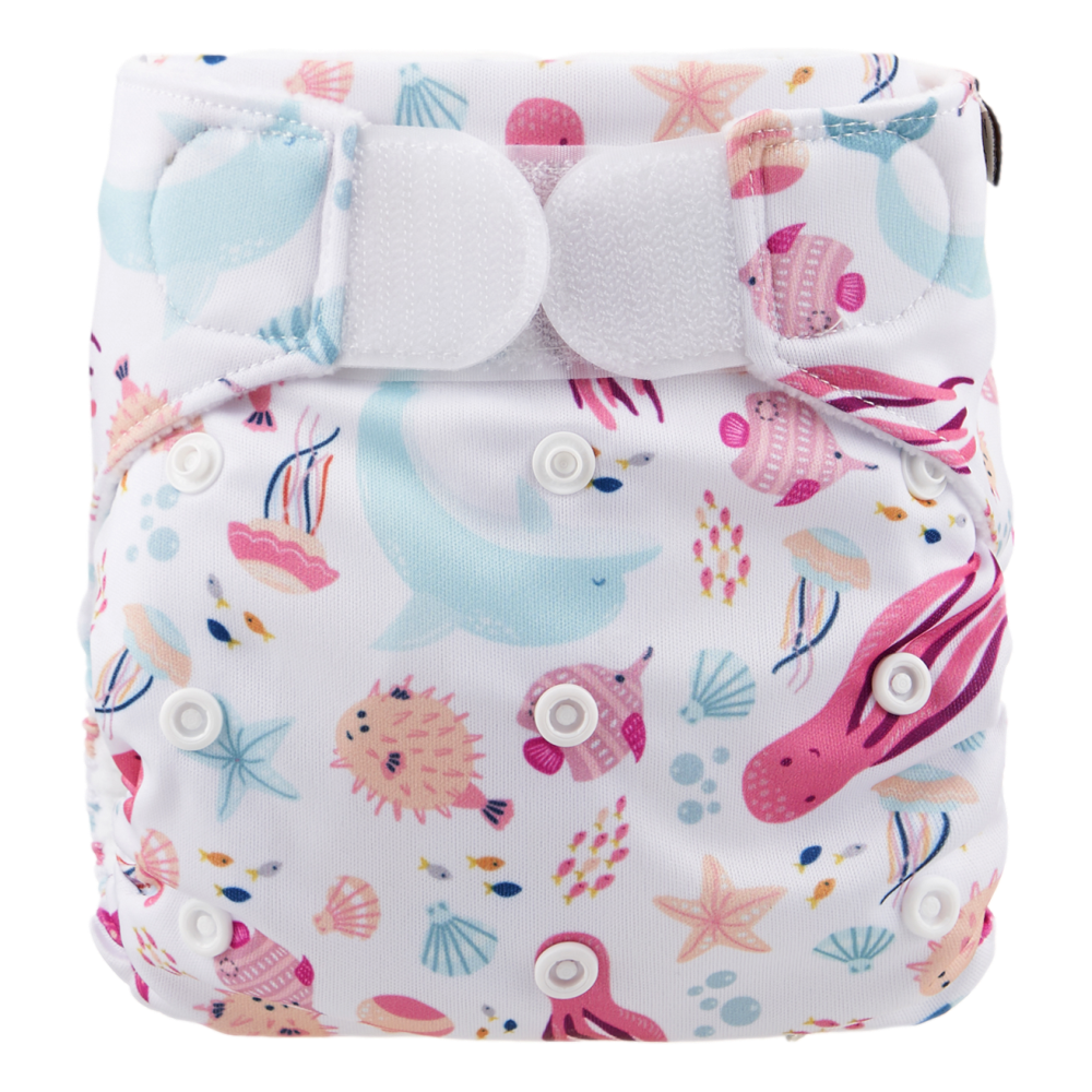 Badewindel mit Klettverschluss | 0-3 Jahre | Einheitsgröße | Pacific HappyBear Diapers