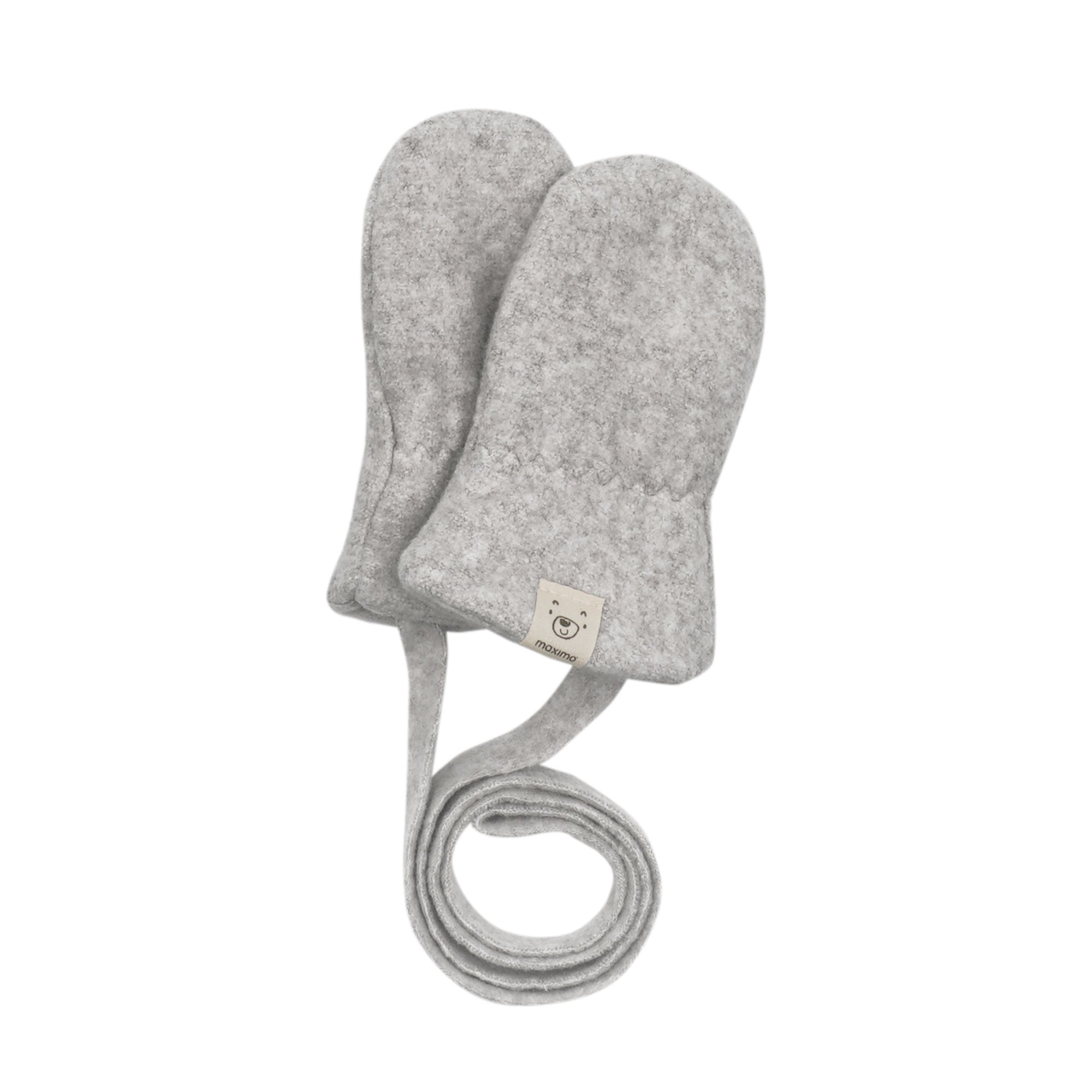 Maximo Baby-Fausthandschuhe Baumwolle - Graumeliert maximo