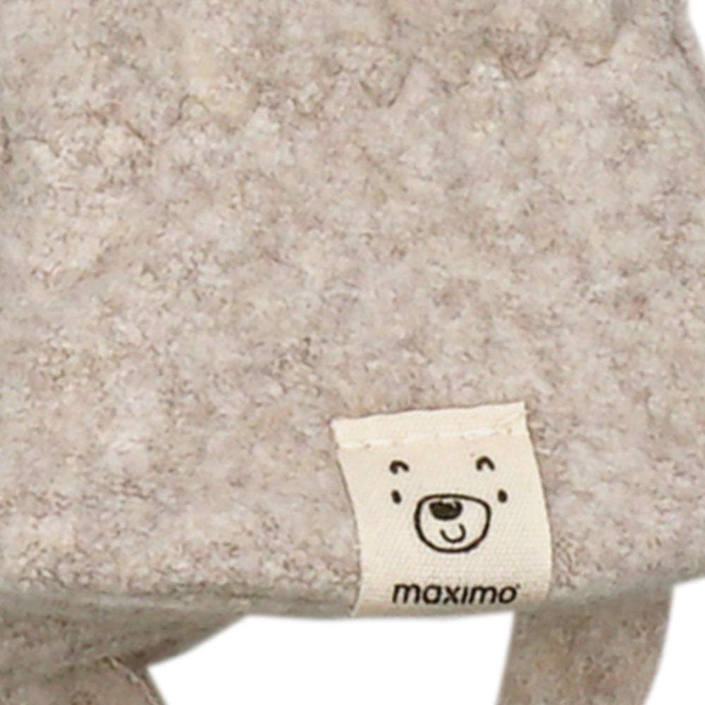 Maximo Baby-Fausthandschuhe Baumwolle - hellbraunmeliert maximo