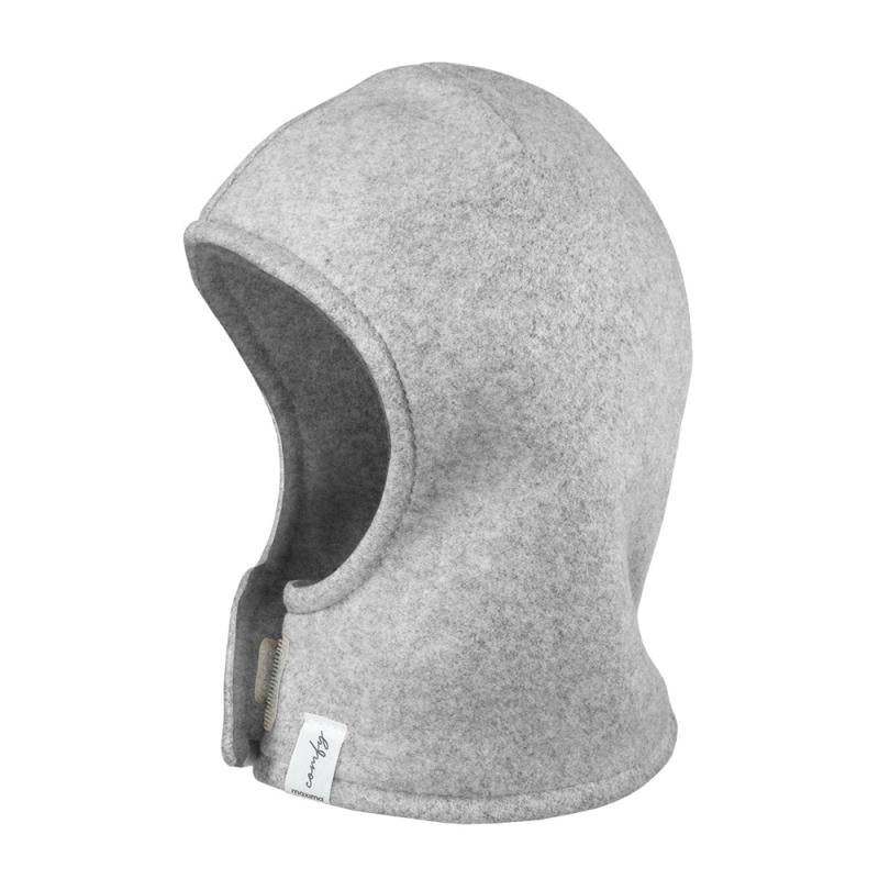 Maximo Mini Schlupfmütze Baumwollfleece - grau maximo
