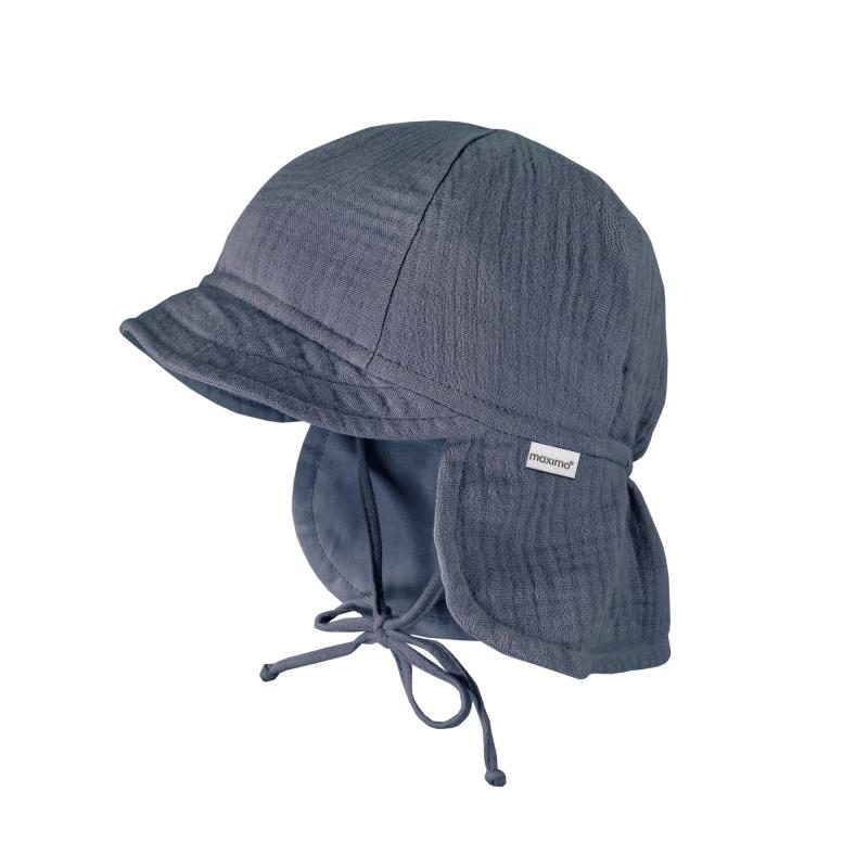 Maximo Musselinmütze mit Nackenschutz - flint stone maximo