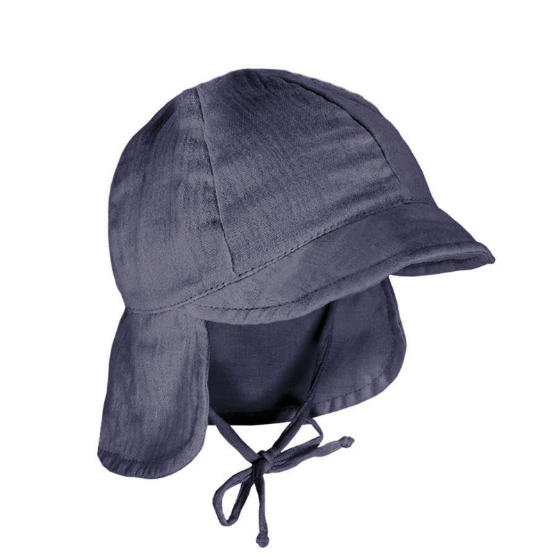 Maximo Musselinmütze mit Nackenschutz - flint stone maximo