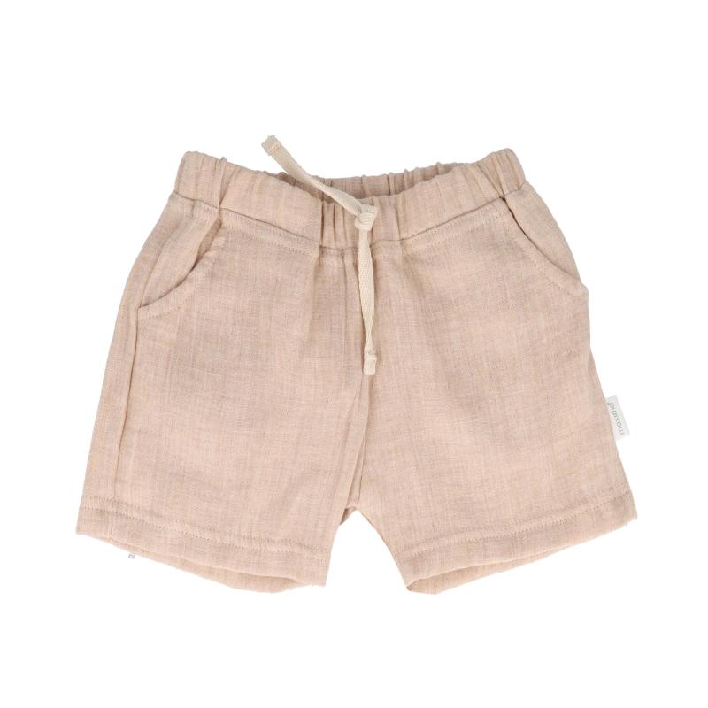 Maximo Musselin Baby-Shorts - beige meliert maximo