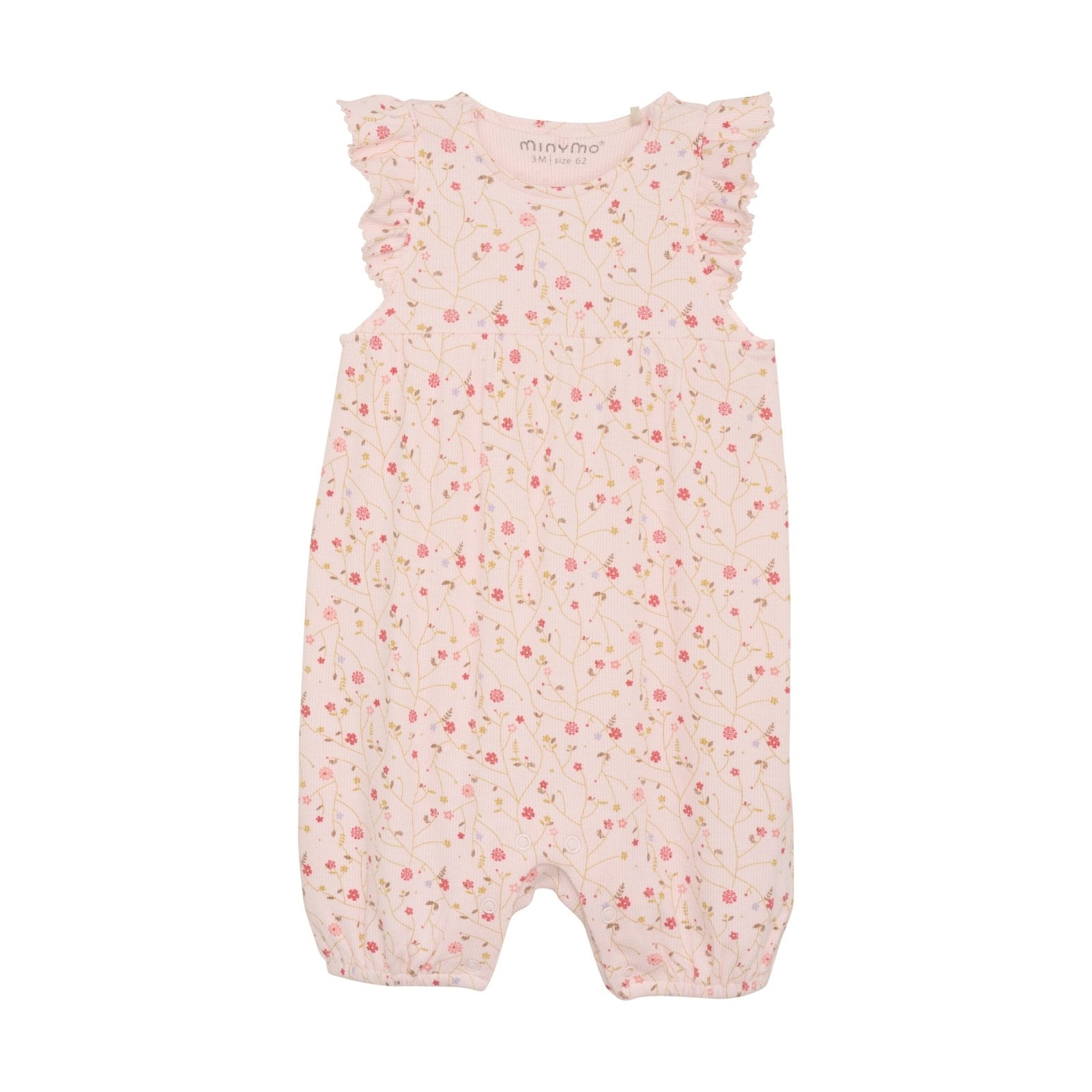 Minymo Jumpsuit kurz - Dogwood - Familienbande - Minymo