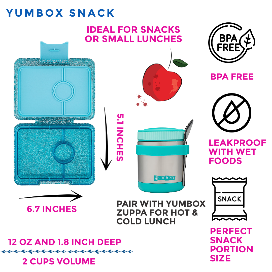 Yumbox Snack - Kleine Bento-Lunchbox: Ami Purple Swan Yumbox