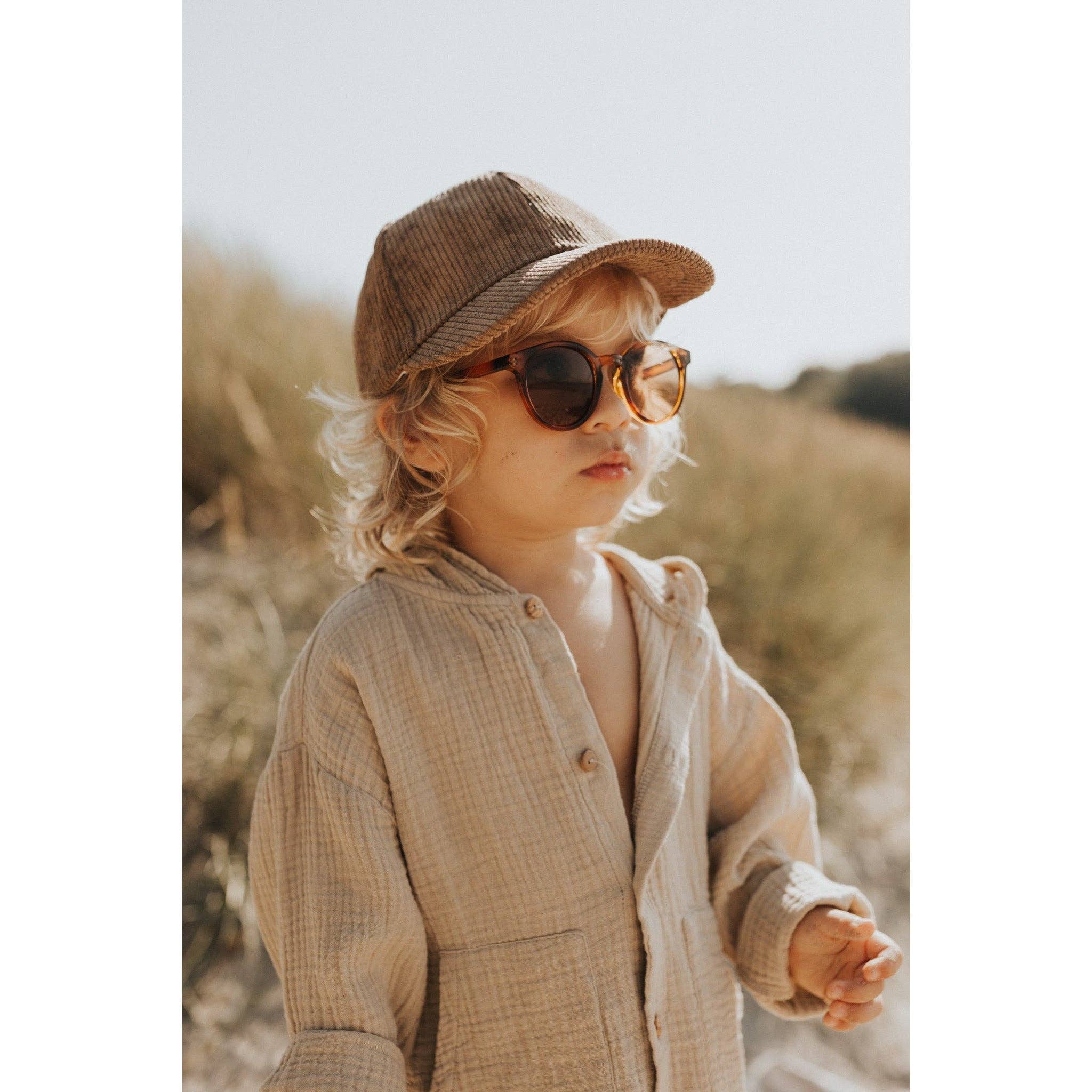 BabyMocs Sonnenbrille Signature Baby: GELB / SIGNATUR RUND / BABY 0-1,5 JAHR BabyMocs