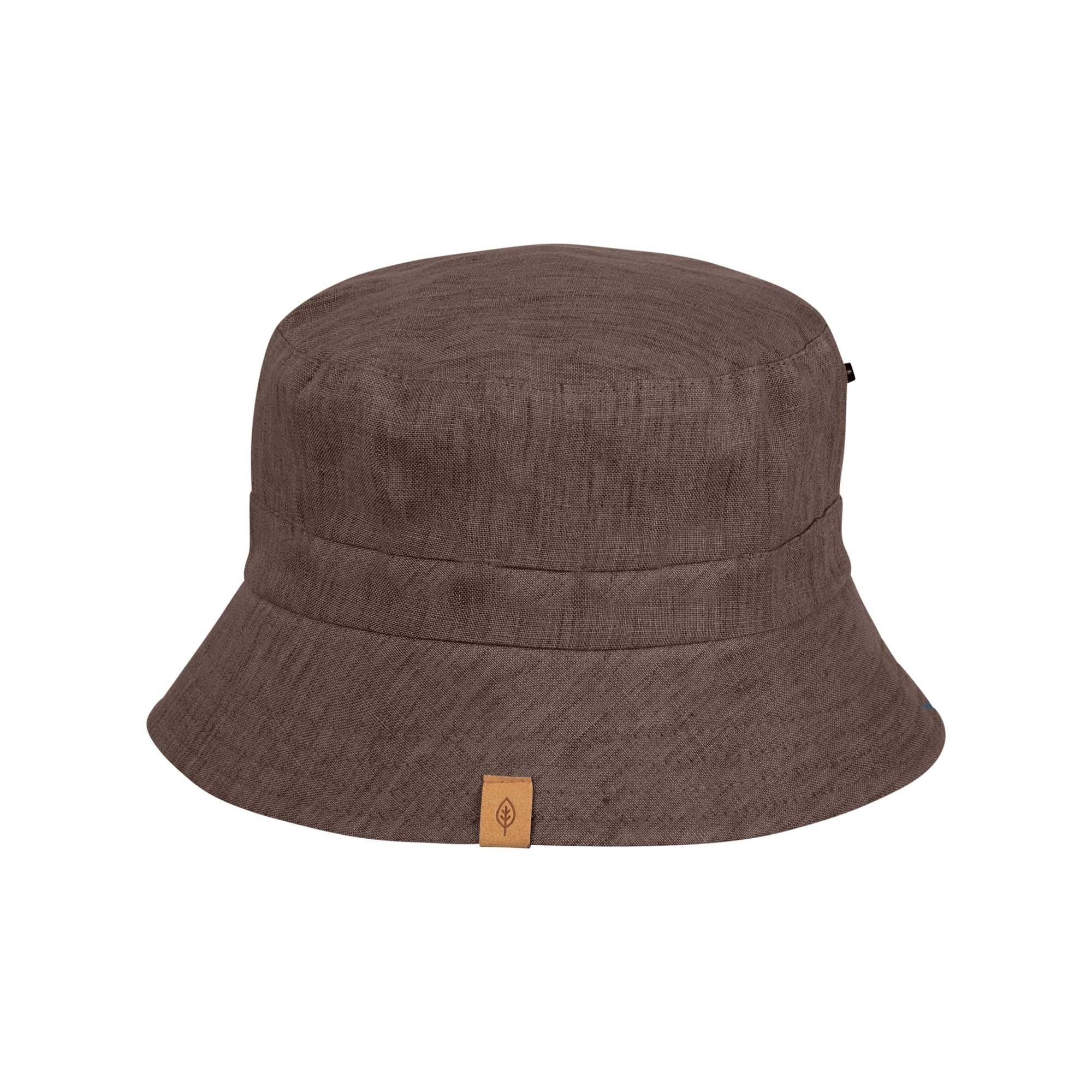 PurePure Fischerhut Leinen - cacao brown purepure