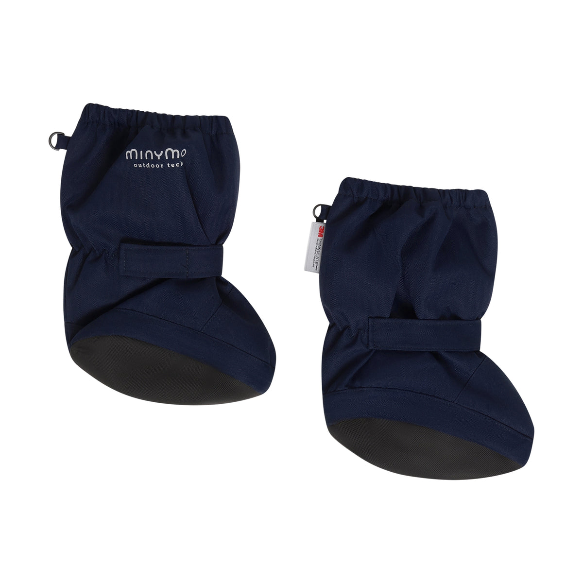 Minymo Tragestiefelchen – Wasserfeste Booties für kleine Abenteurer - dunkelblau Minymo