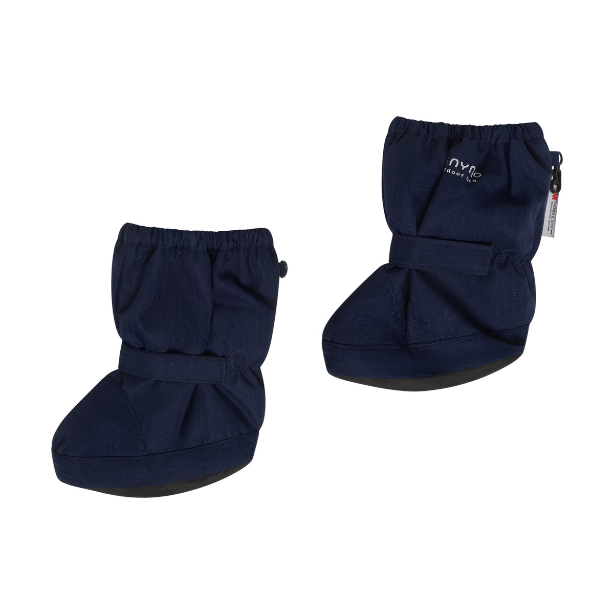 Minymo Tragestiefelchen – Wasserfeste Booties für kleine Abenteurer - dunkelblau Minymo