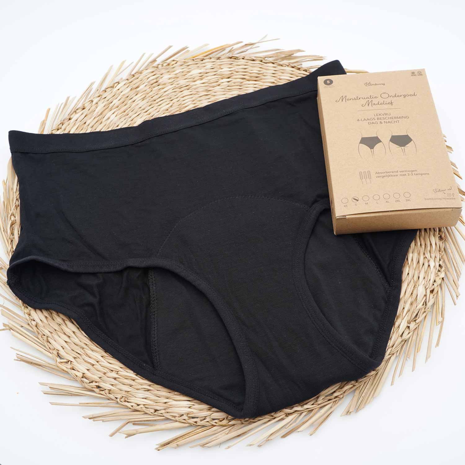 Bamboozy Menstruationsunterwäsche Style 5 Mary/Madelief: XS Bamboozy x Cosmeau