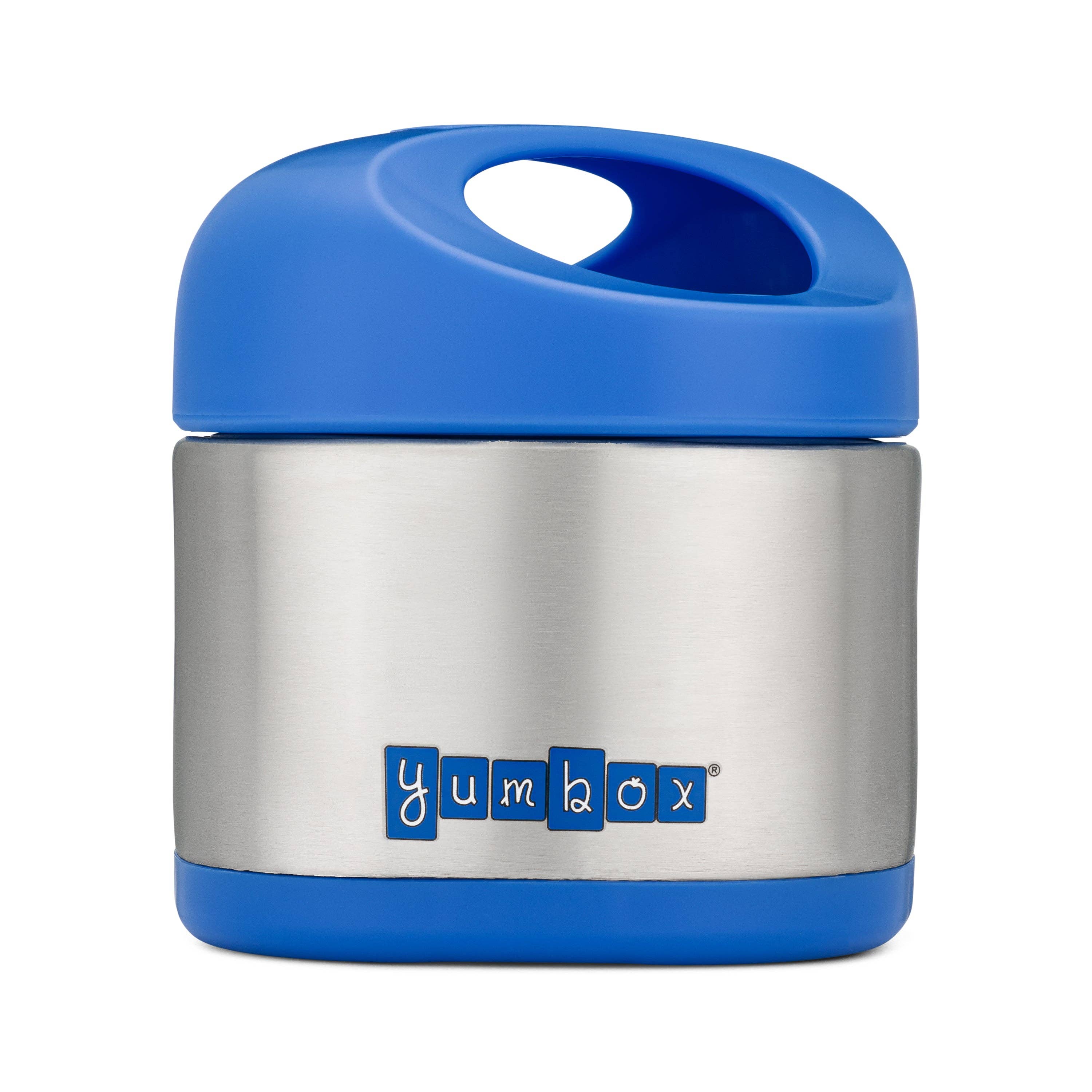 Yumbox Cubi Thermo-Essensbehälter für Kinder - Einfach zu tragen und zu öffnen, 10 oz - Surfblau Yumbox