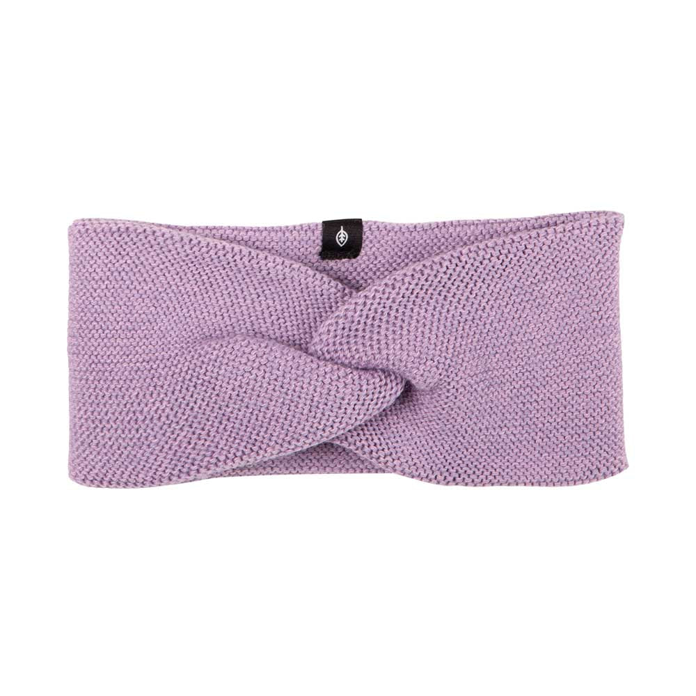 PurePure Knoten-Stirnband Wolle/Baumwolle/Seide - lilac
