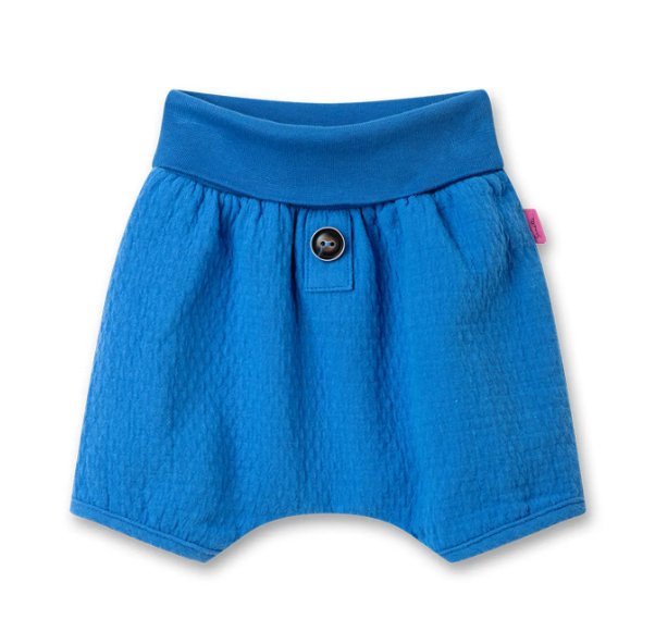 Sanetta Baby-Shorts - blau - Familienbande - Sanetta