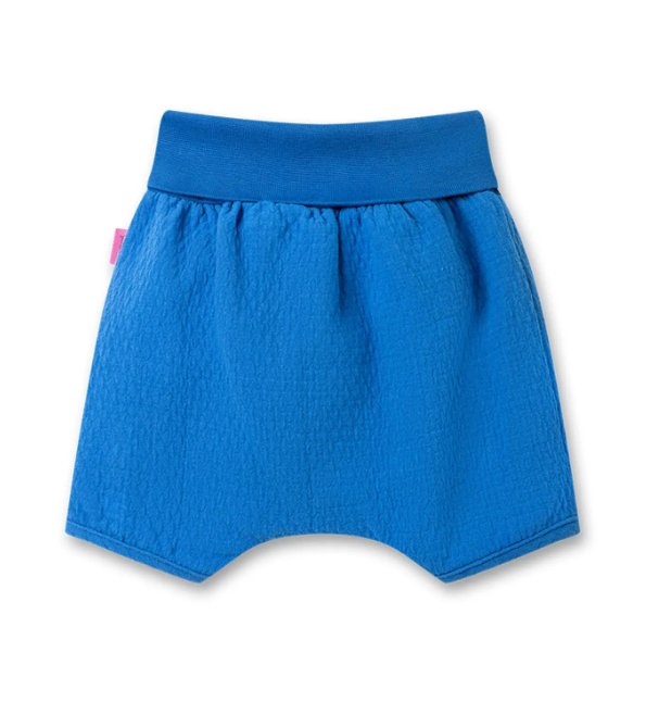 Sanetta Baby-Shorts - blau - Familienbande - Sanetta