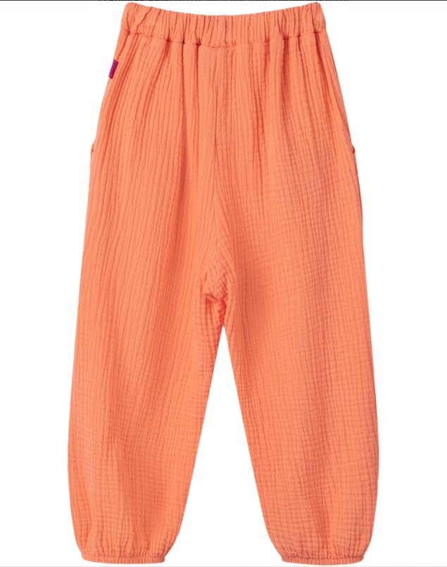 Sanetta Musselin Hose - orange - Familienbande - Sanetta