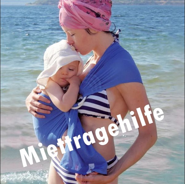 Miettragehilfe Mam Watersling - Familienbande - MaM