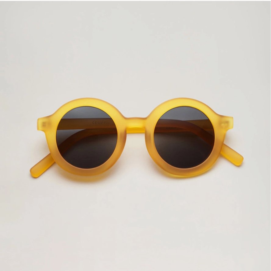 Sonnenbrille BabyMocs Signature Kind - rund gelb BabyMocs