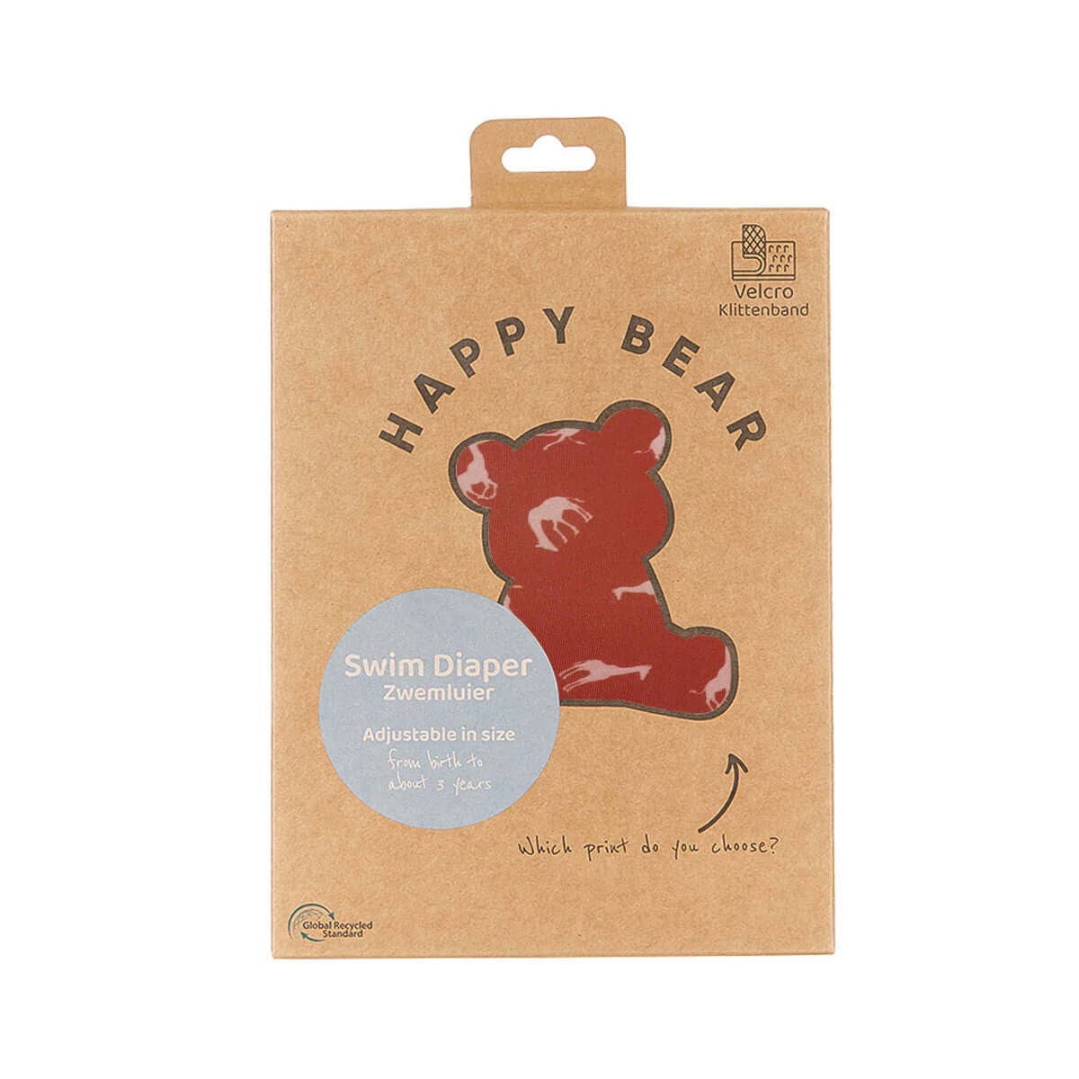 Happy Bear Bade-, Schwimmwindel | Klettverschluss | Savanne HappyBear Diapers