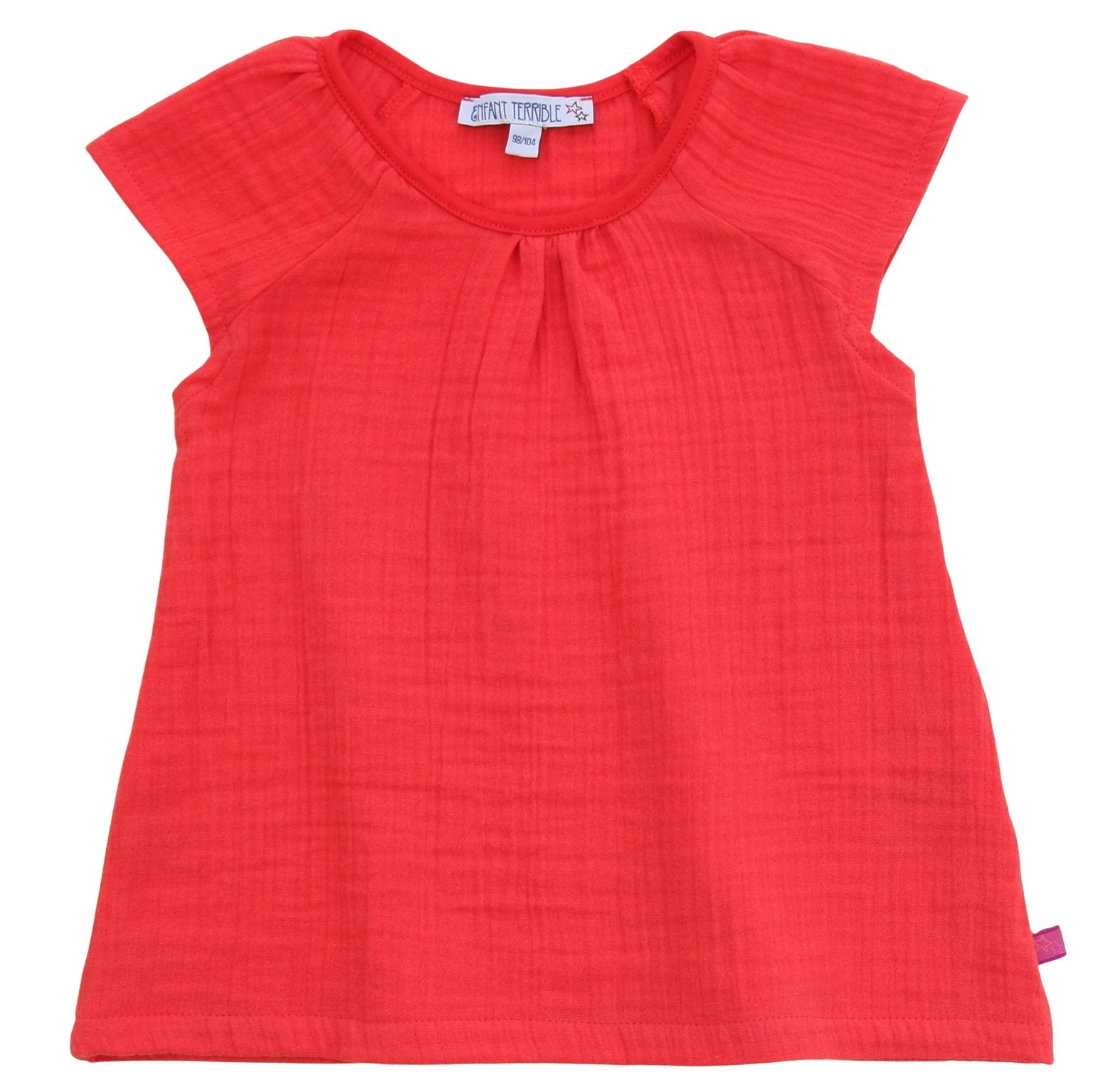 Musselin Top Enfant Terrible - tomato purepure
