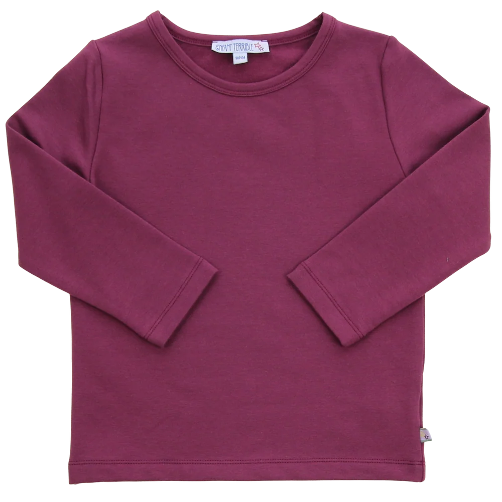 Enfant Terrible Thermo Langarmshirt - Aubergine Enfant Terrible