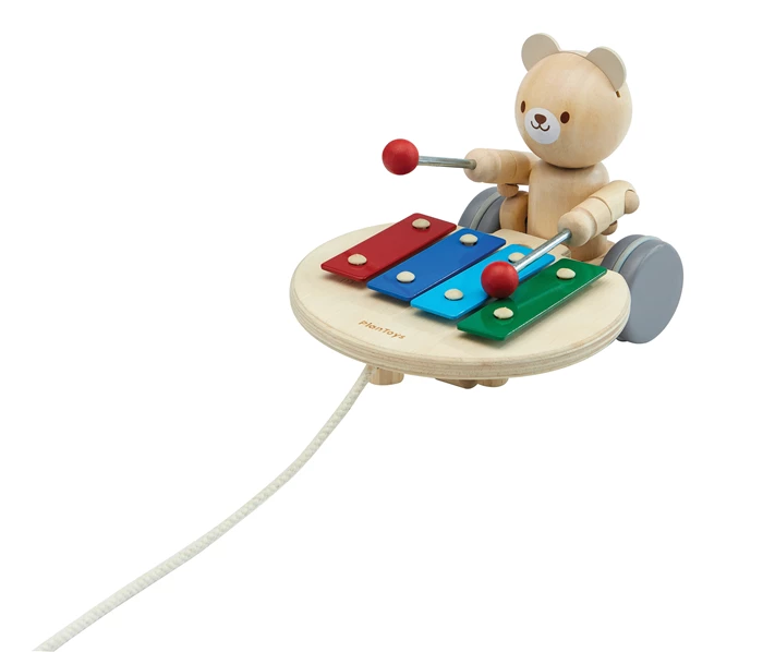 Plan Toys Nachzieh-Musikbär Plan Toys