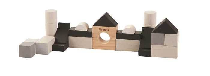 Mini Bauklötze in der Box Plan Toys