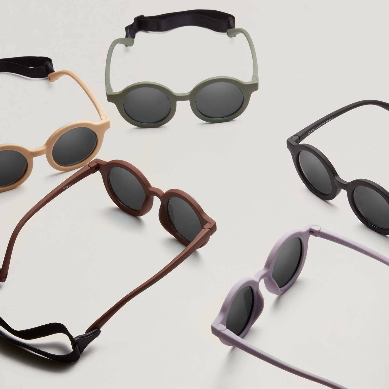 BabyMocs biegsame, weiche Sonnenbrille Babygrösse 0-1.5 Jahre - rot BabyMocs