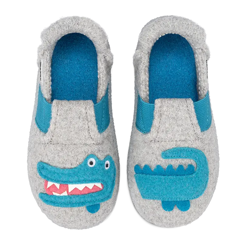 Nanga Hausschuhe Bio Schurwolle Funny Croco 2.0 Nanga