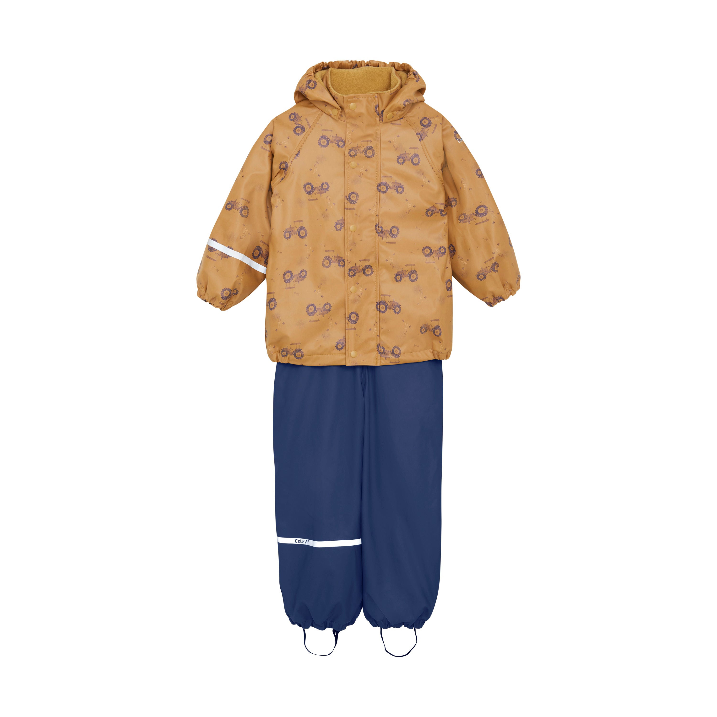 gefüttertes Regenset 2-teilig - Traktor / Apple Cinnamon CeLaVi