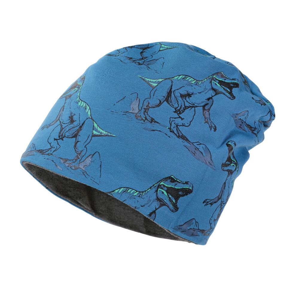 Maximo KIDS BOY-Beanie Dinosaurier- cordblau maximo
