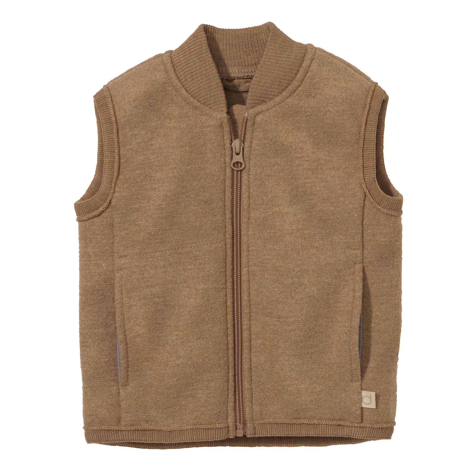 disana Wollwalk Weste / Gilet - Karamell Disana