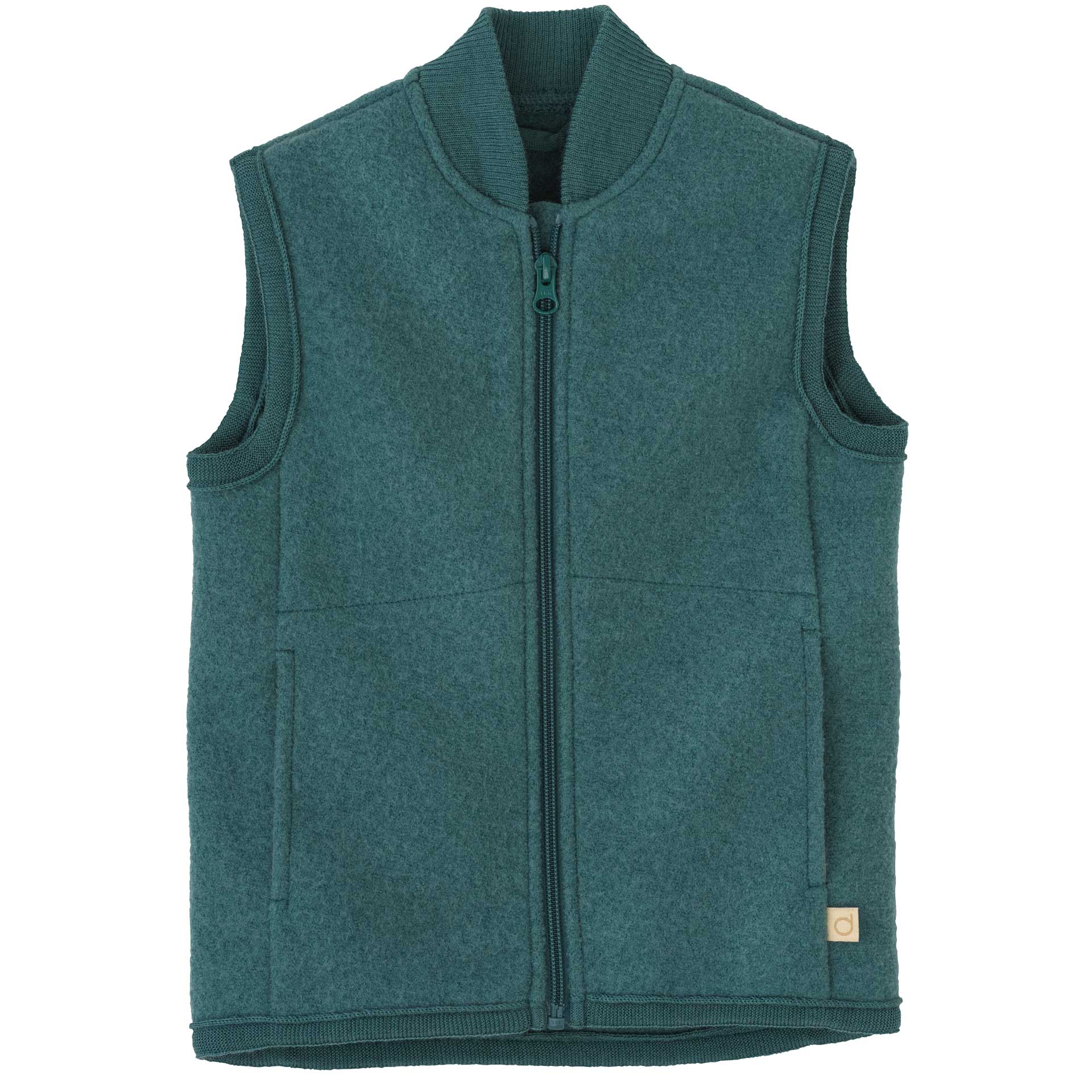 disana Wollwalk Weste / Gilet - Eukalyptus Disana