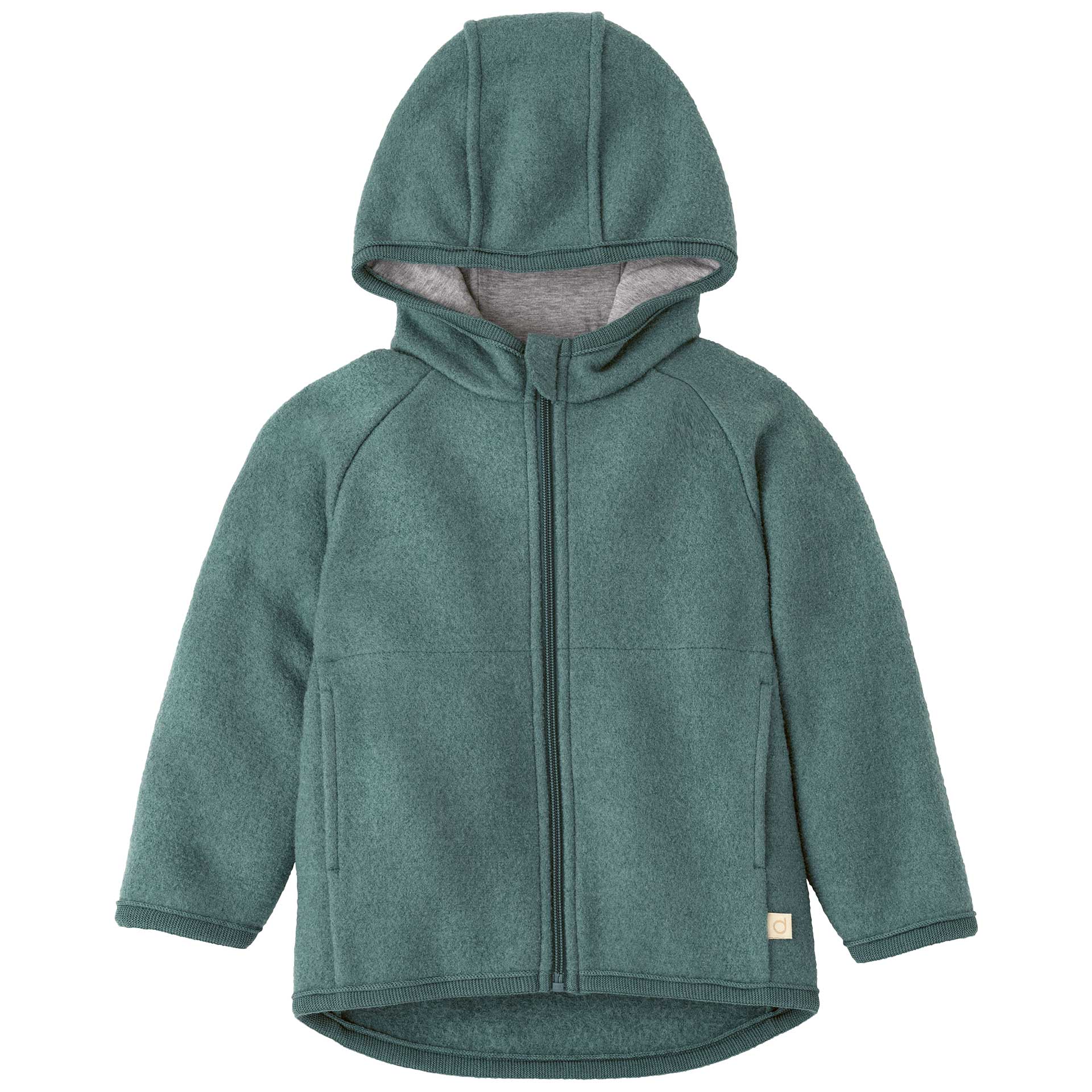 Disana Walk-Jacke mit Reissverschluss - Eukalyptus Disana