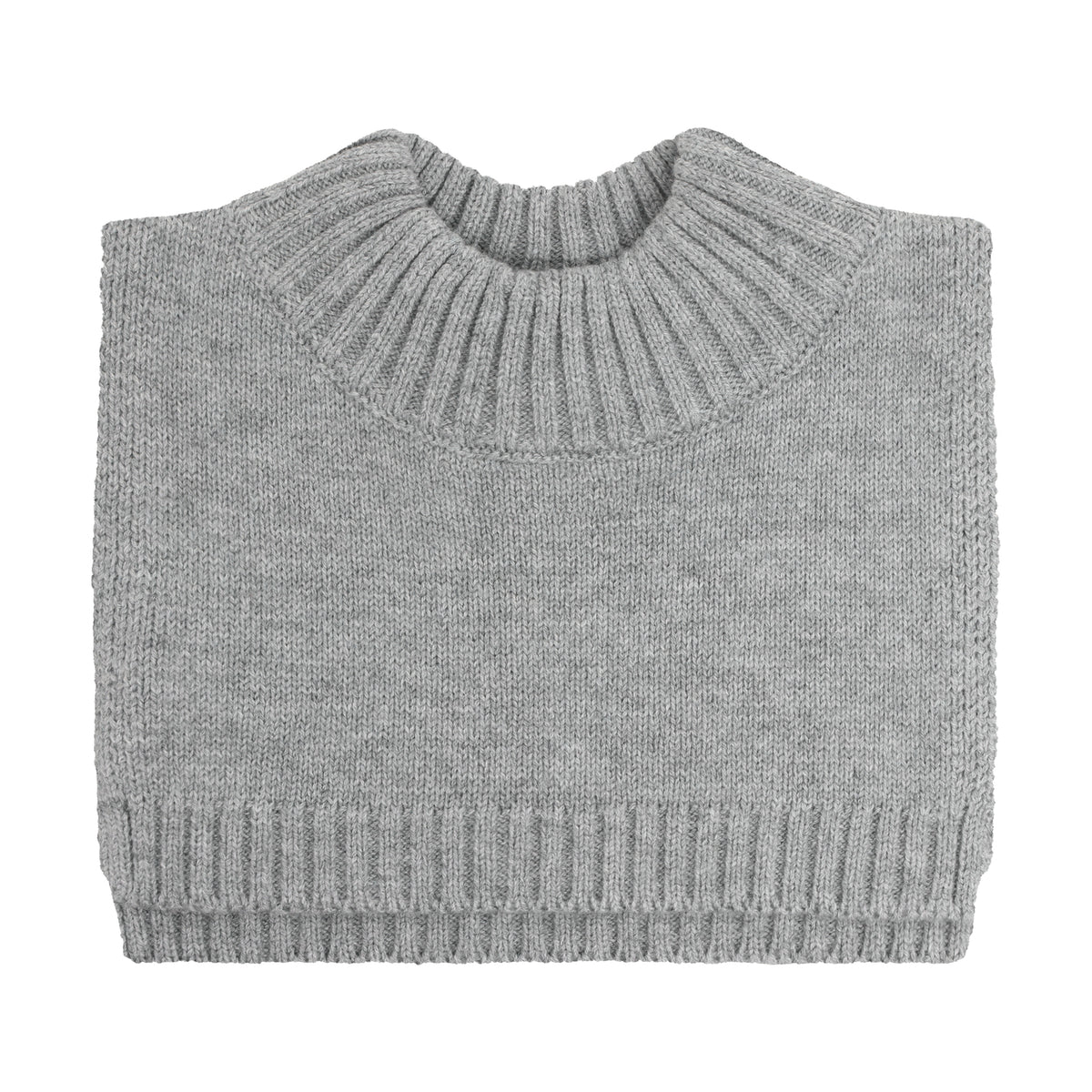 CeLaVi gestrickter Halswärmer aus Wolle - Grau CeLaVi
