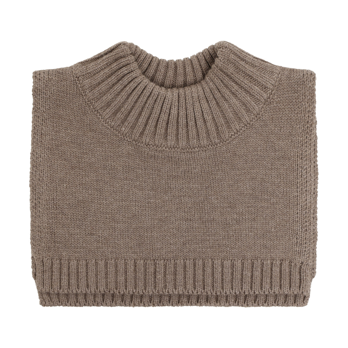 CeLaVi gestrickter Halswärmer aus Wolle - braun CeLaVi