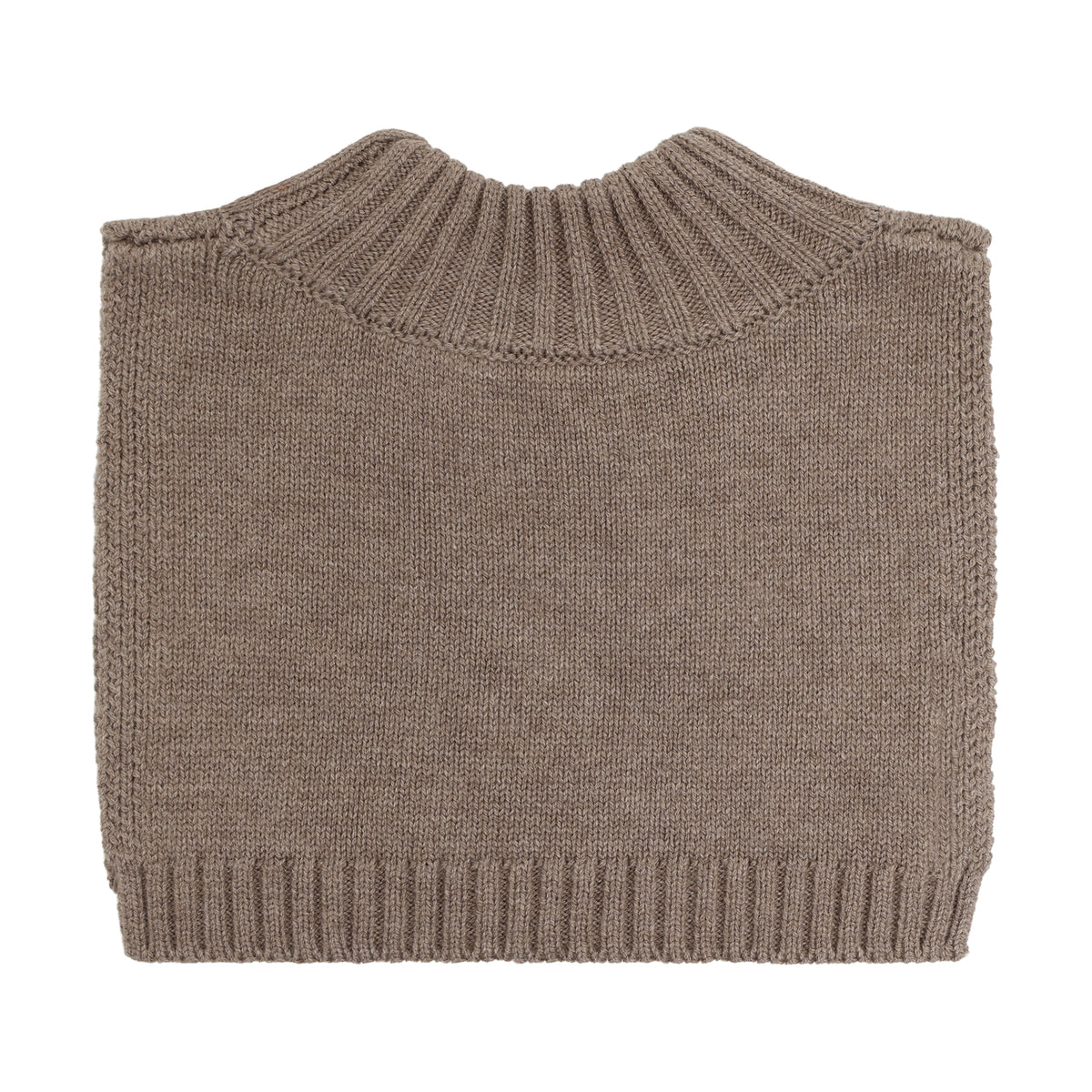 CeLaVi gestrickter Halswärmer aus Wolle - braun CeLaVi